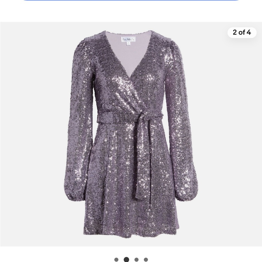 Emerald sundae Sequence lavender dress